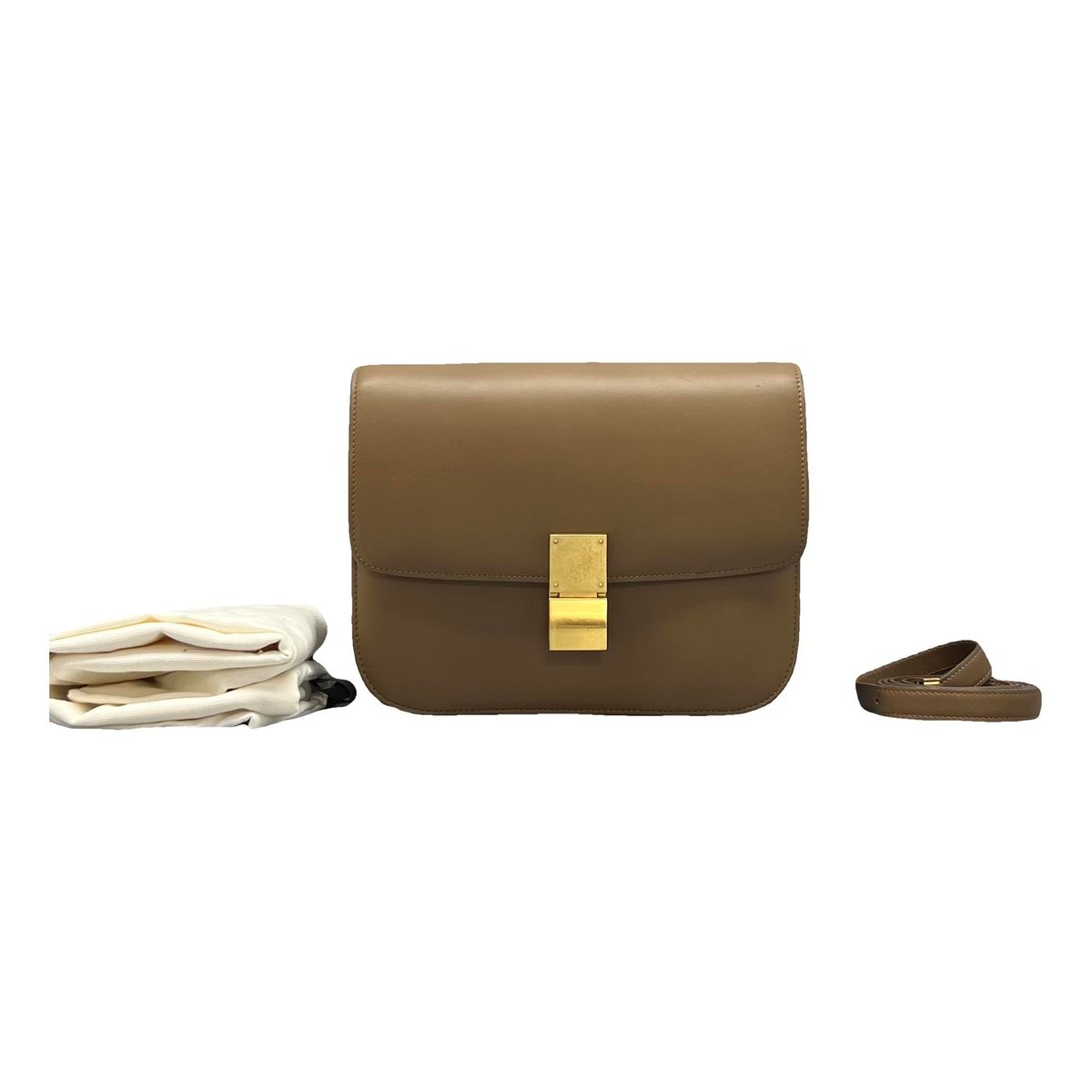 Classic leather handbag