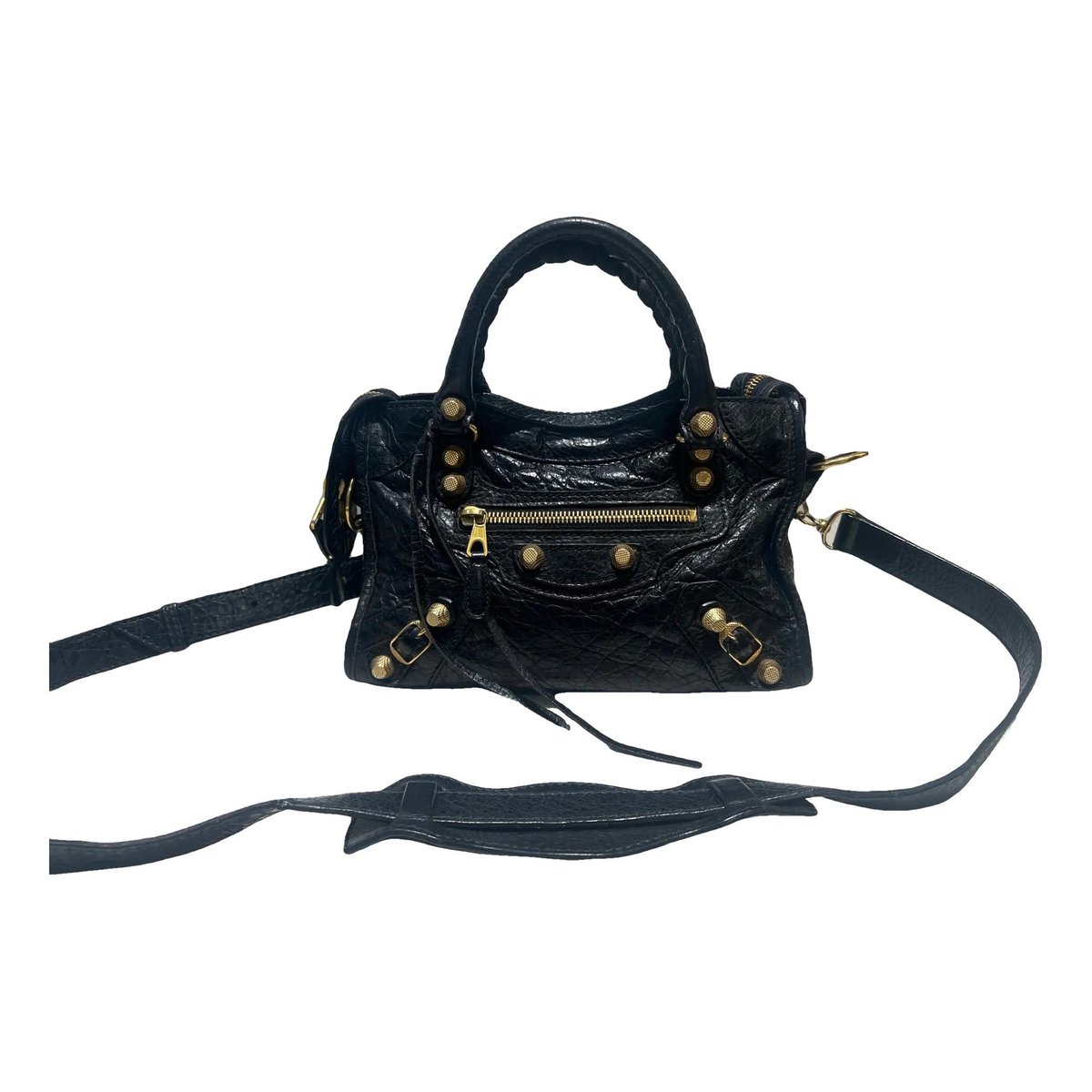 City leather crossbody bag