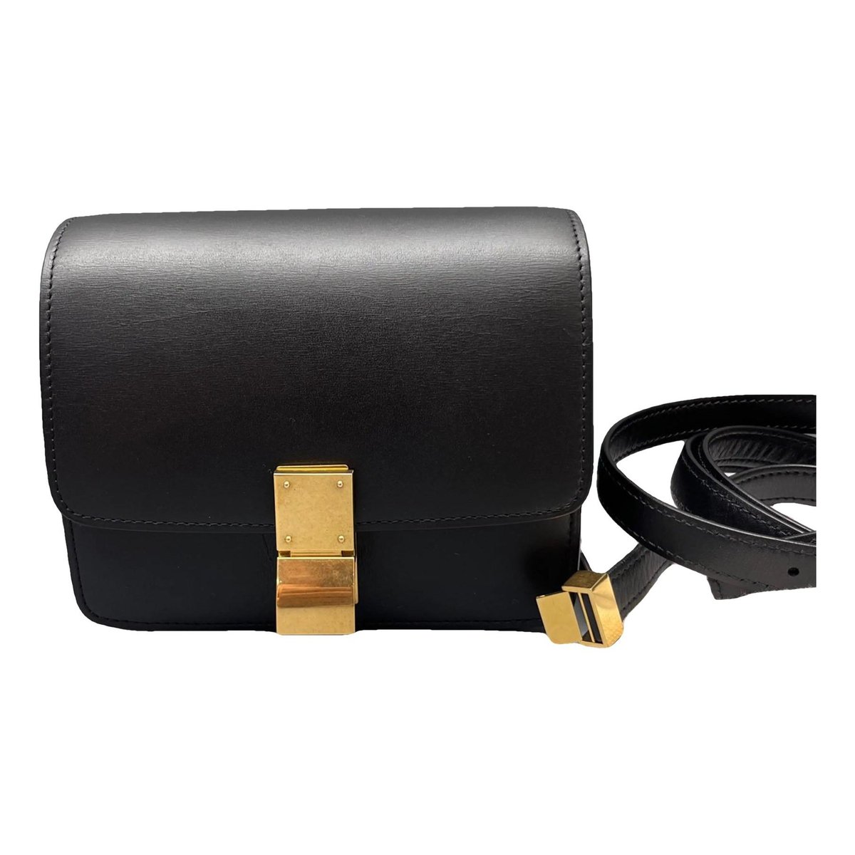 Classic leather crossbody bag