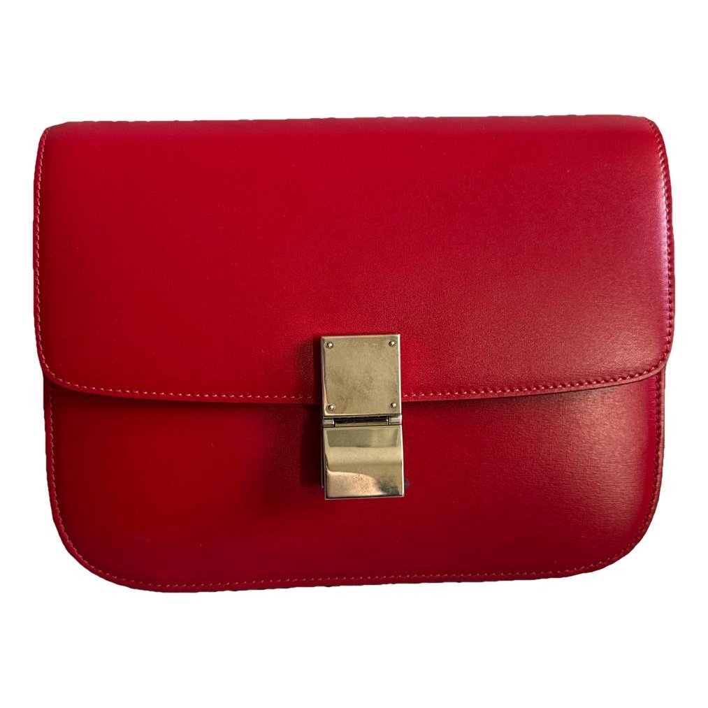 Classic leather crossbody bag