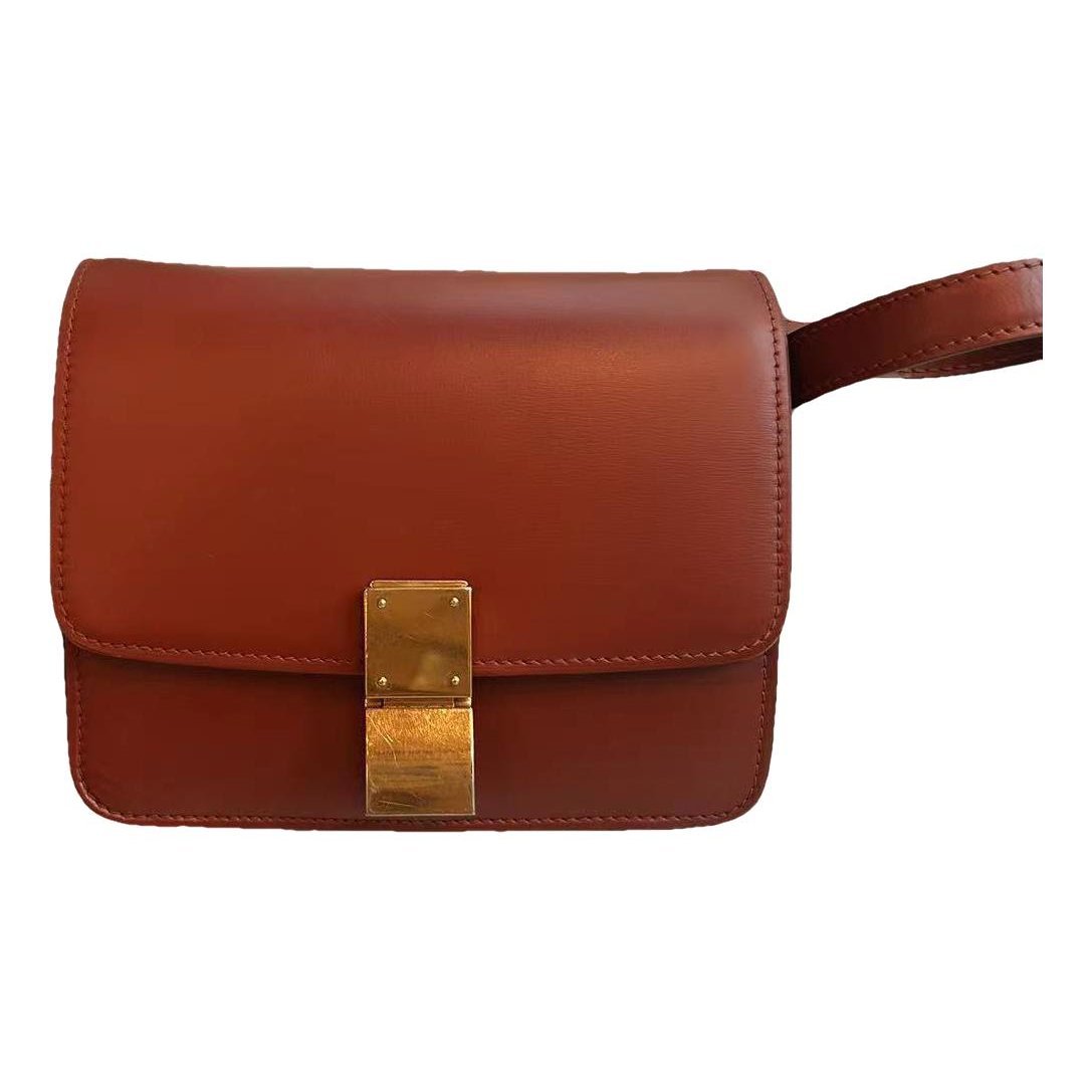 Classic leather crossbody bag