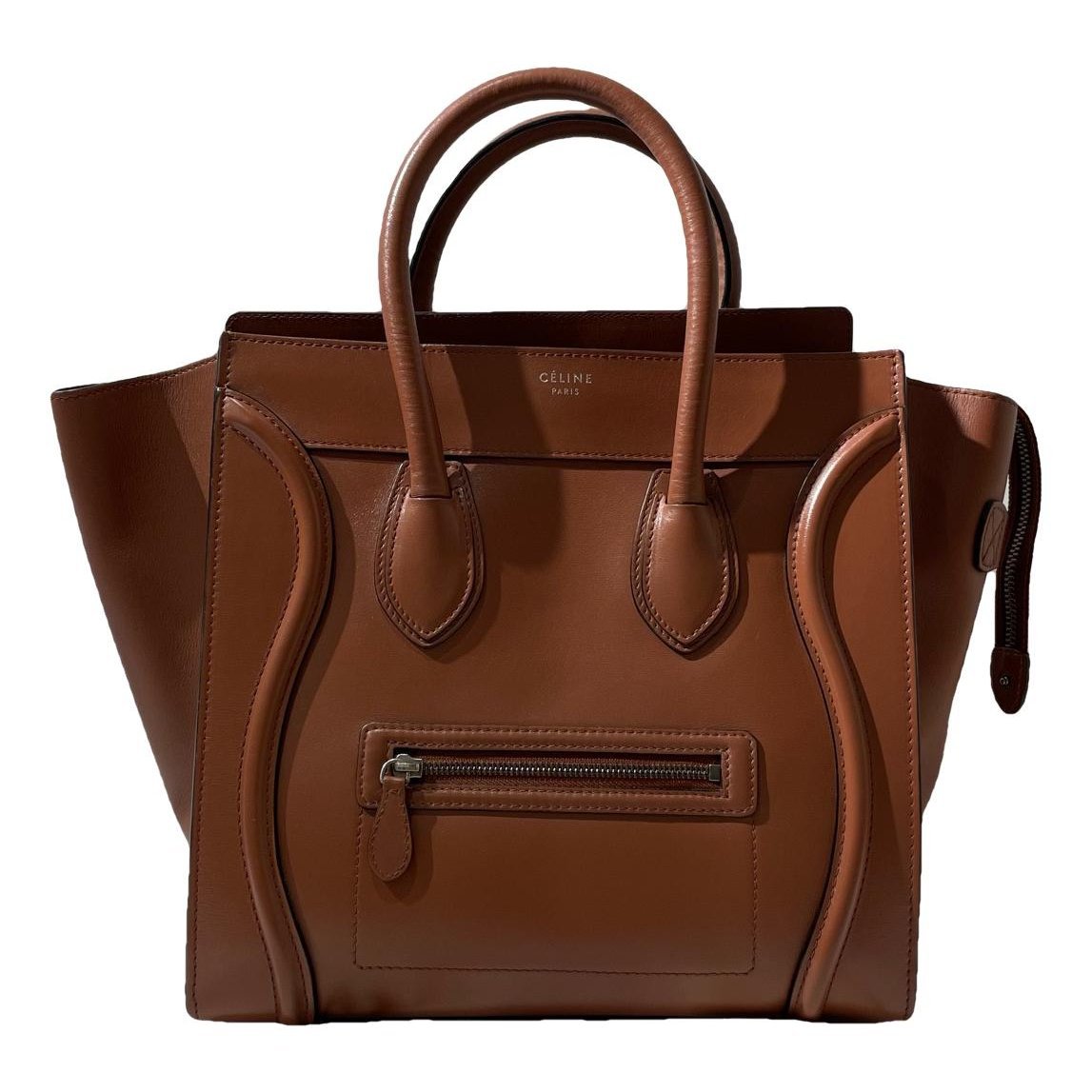 Luggage leather handbag