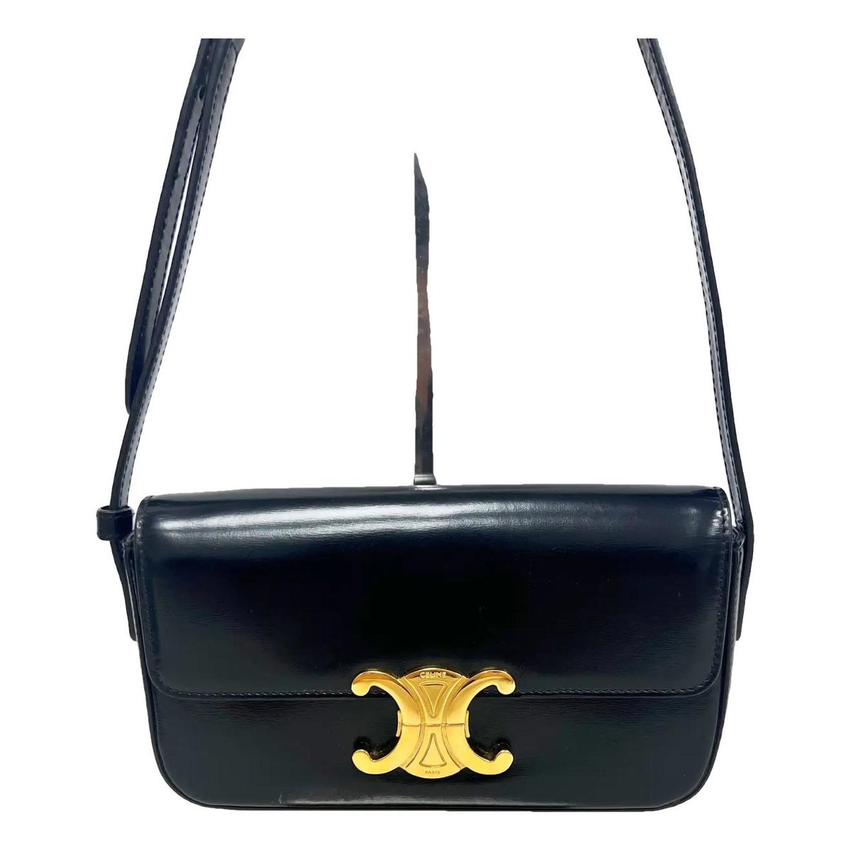 Triomphe leather handbag