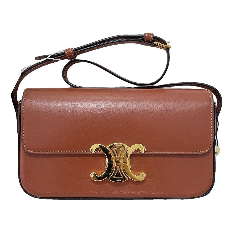 Triomphe Long leather handbag