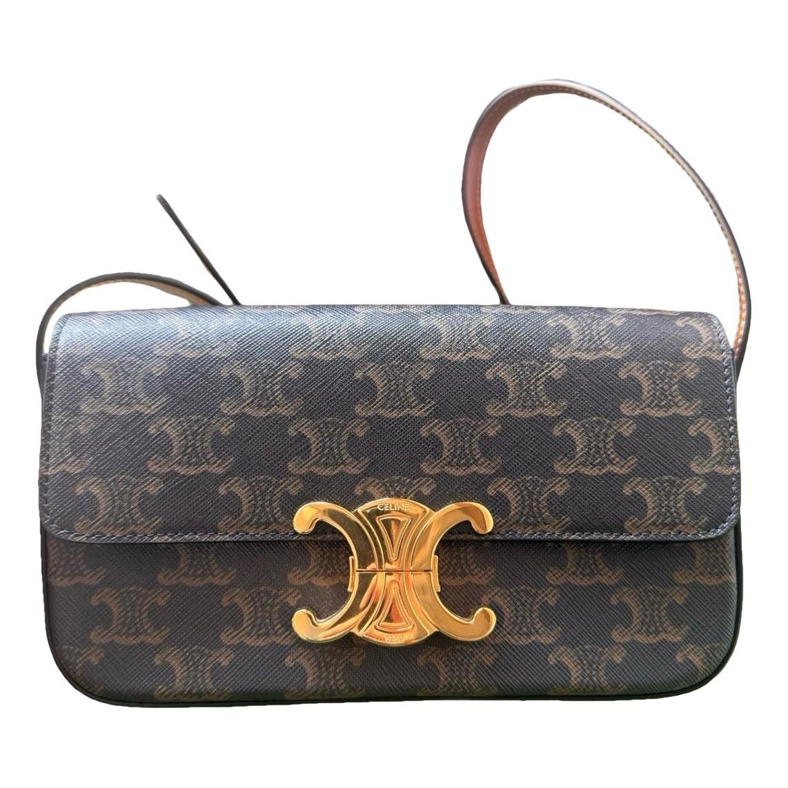 Triomphe Long leather handbag