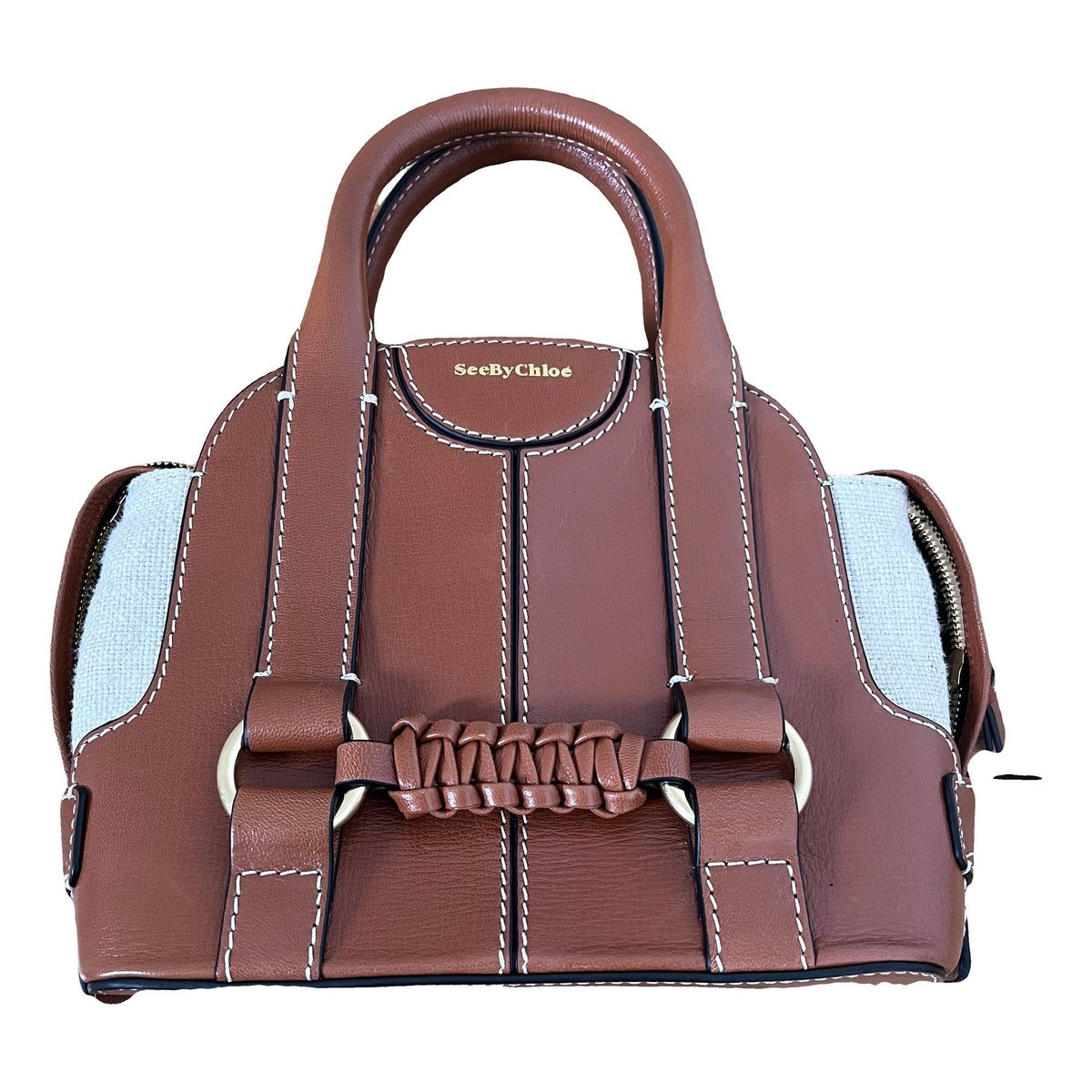 Leather handbag