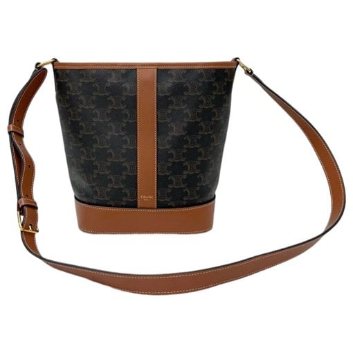Triomphe leather mini bag