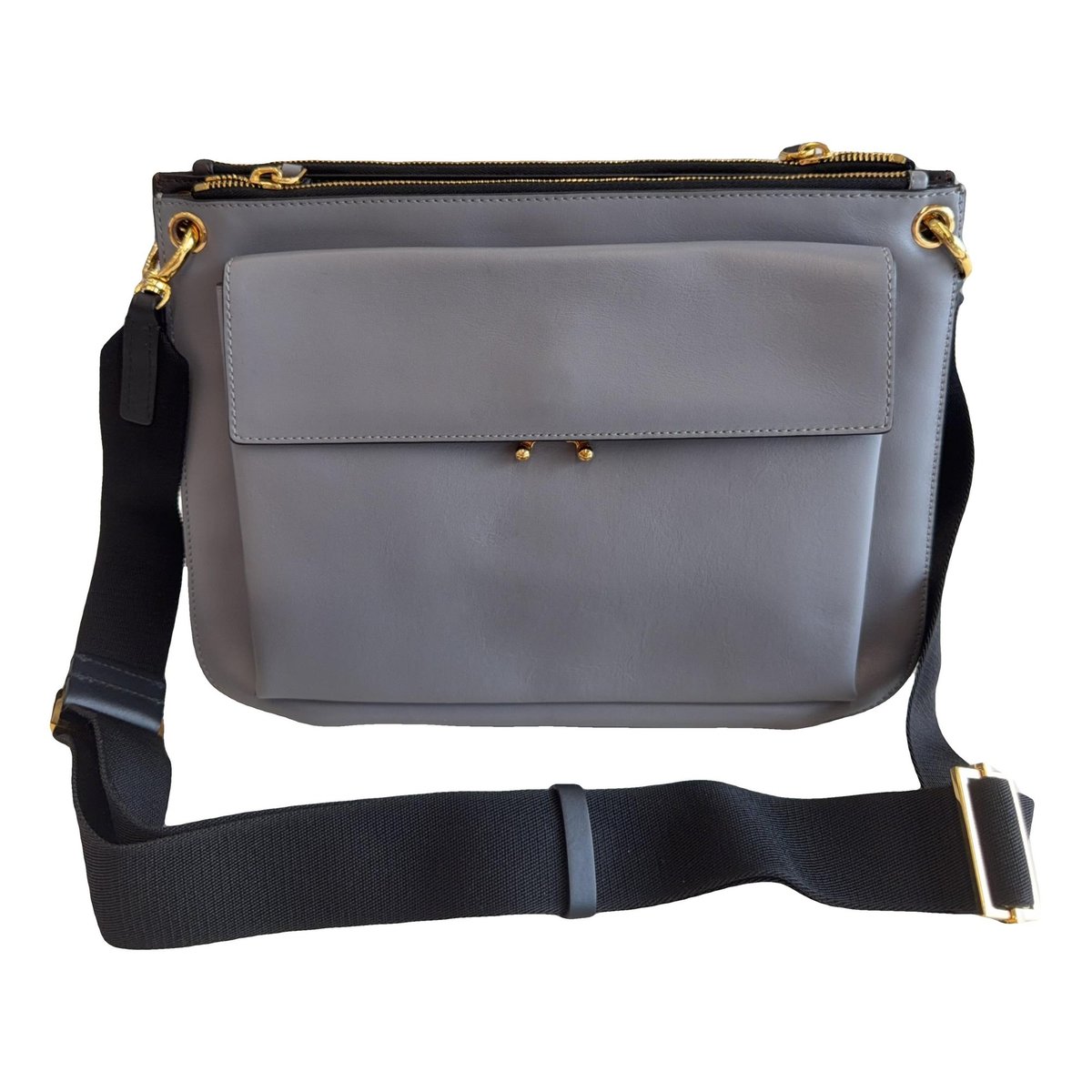 Trunk leather handbag