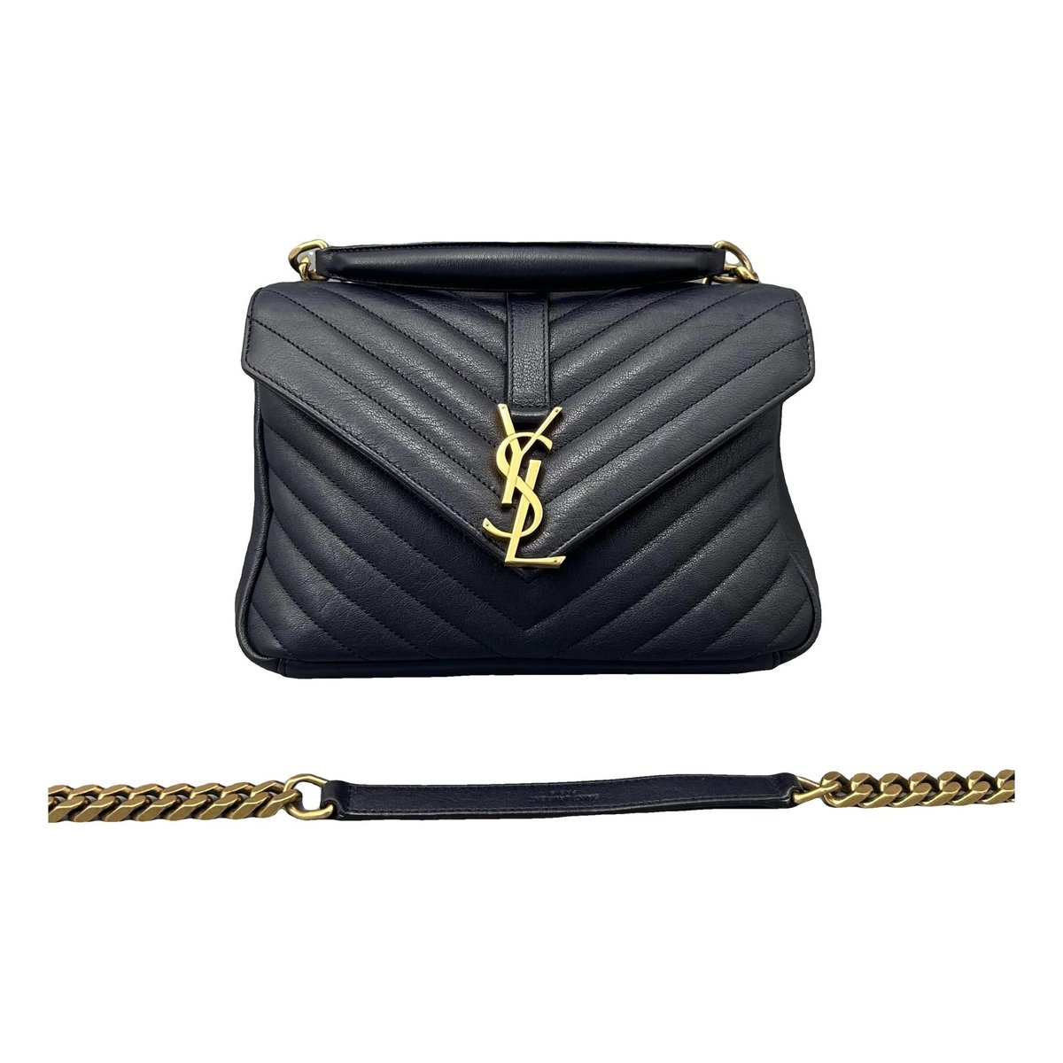 Envelope leather crossbody bag