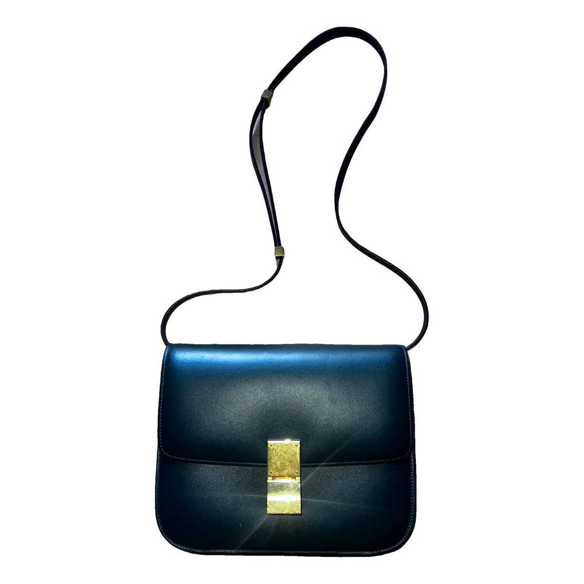 Classic leather crossbody bag