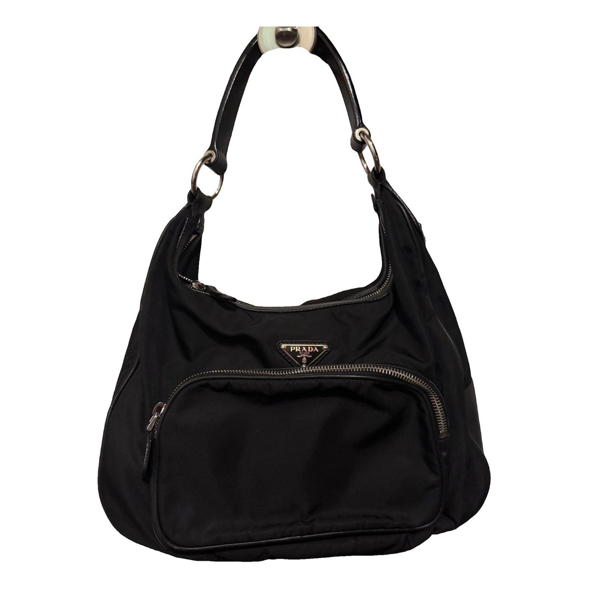 Moon leather handbag