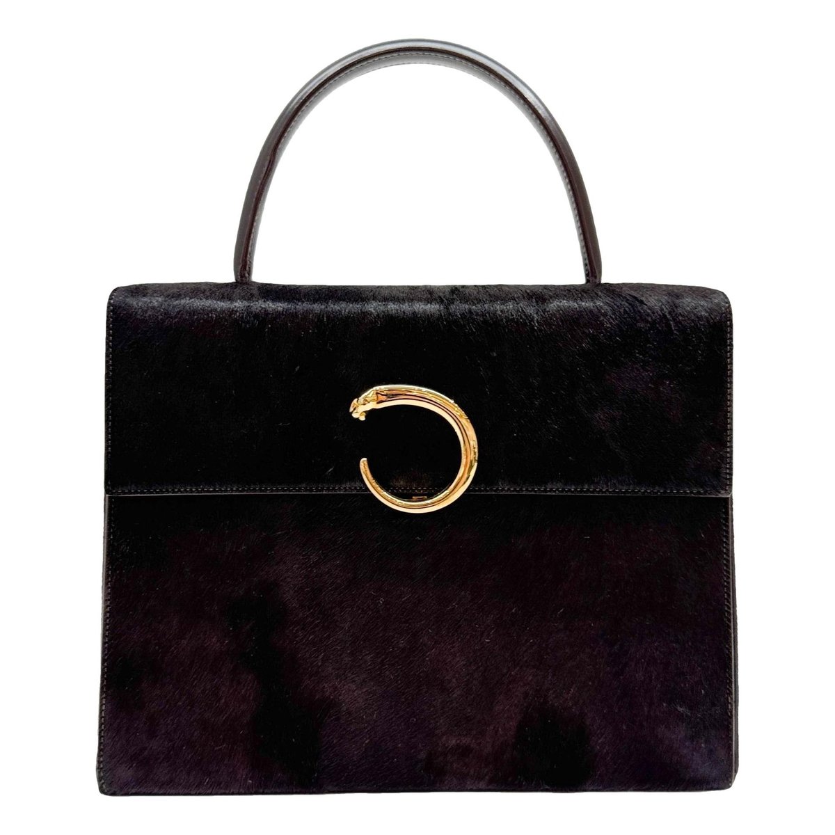 Panthère pony-style calfskin handbag