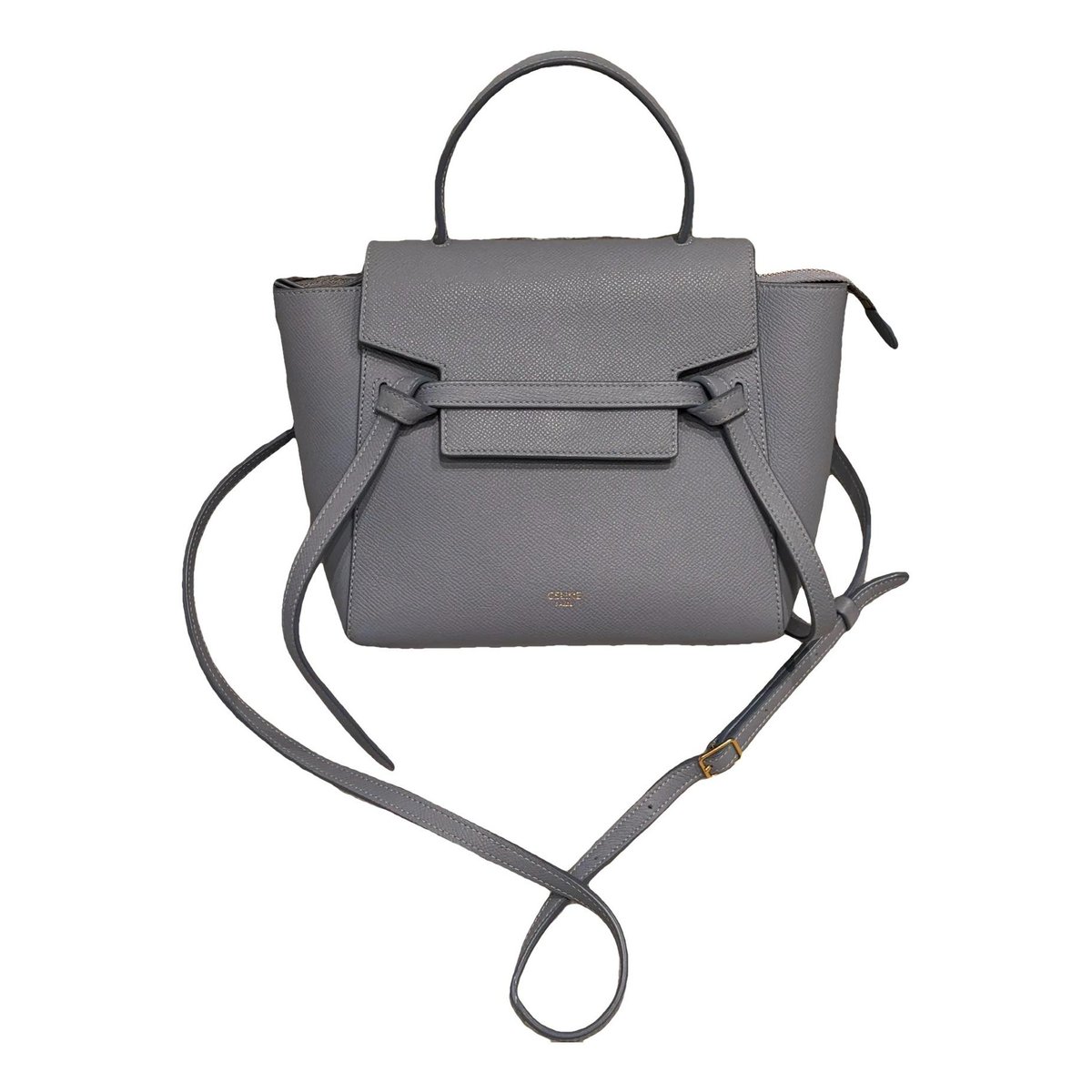Belt leather crossbody bag