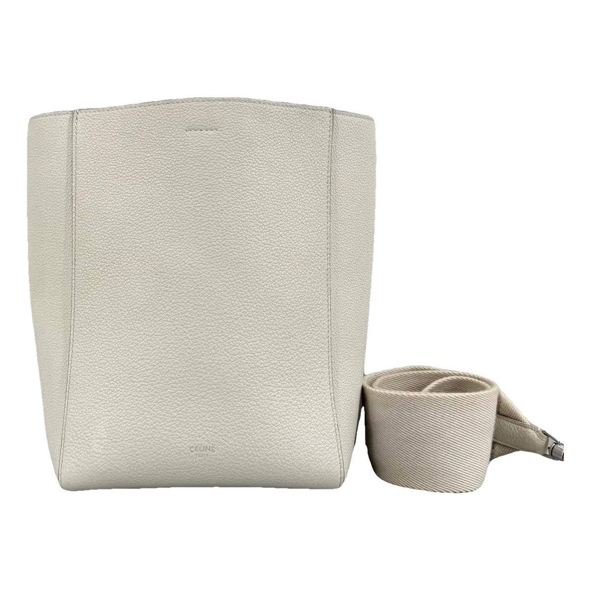 Seau Sangle leather handbag