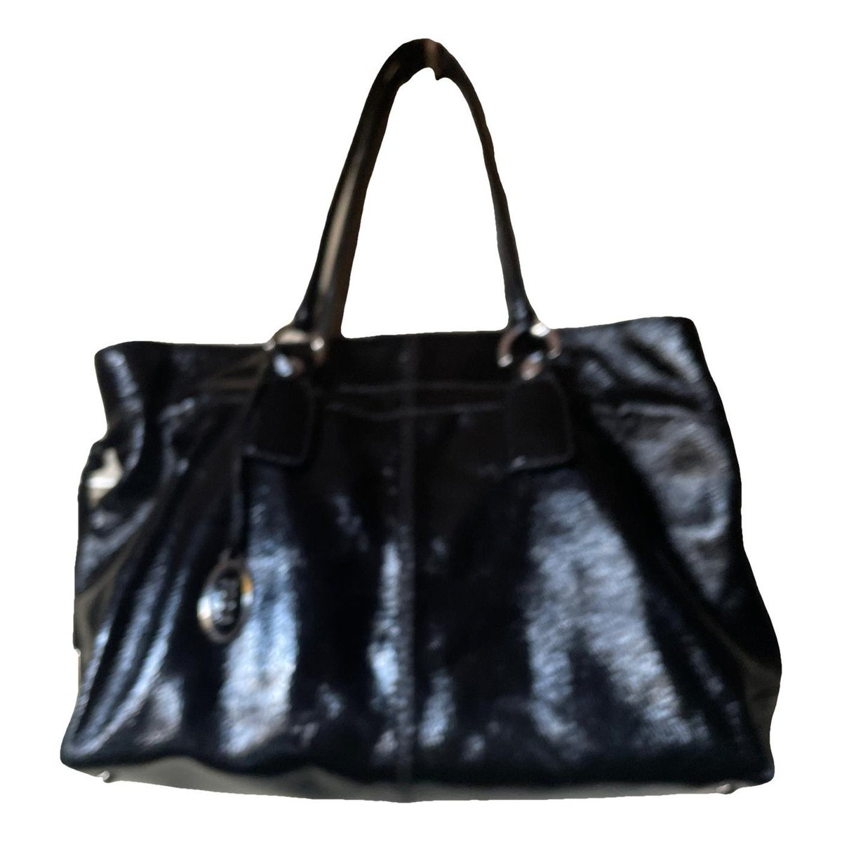 D Bag patent leather handbag