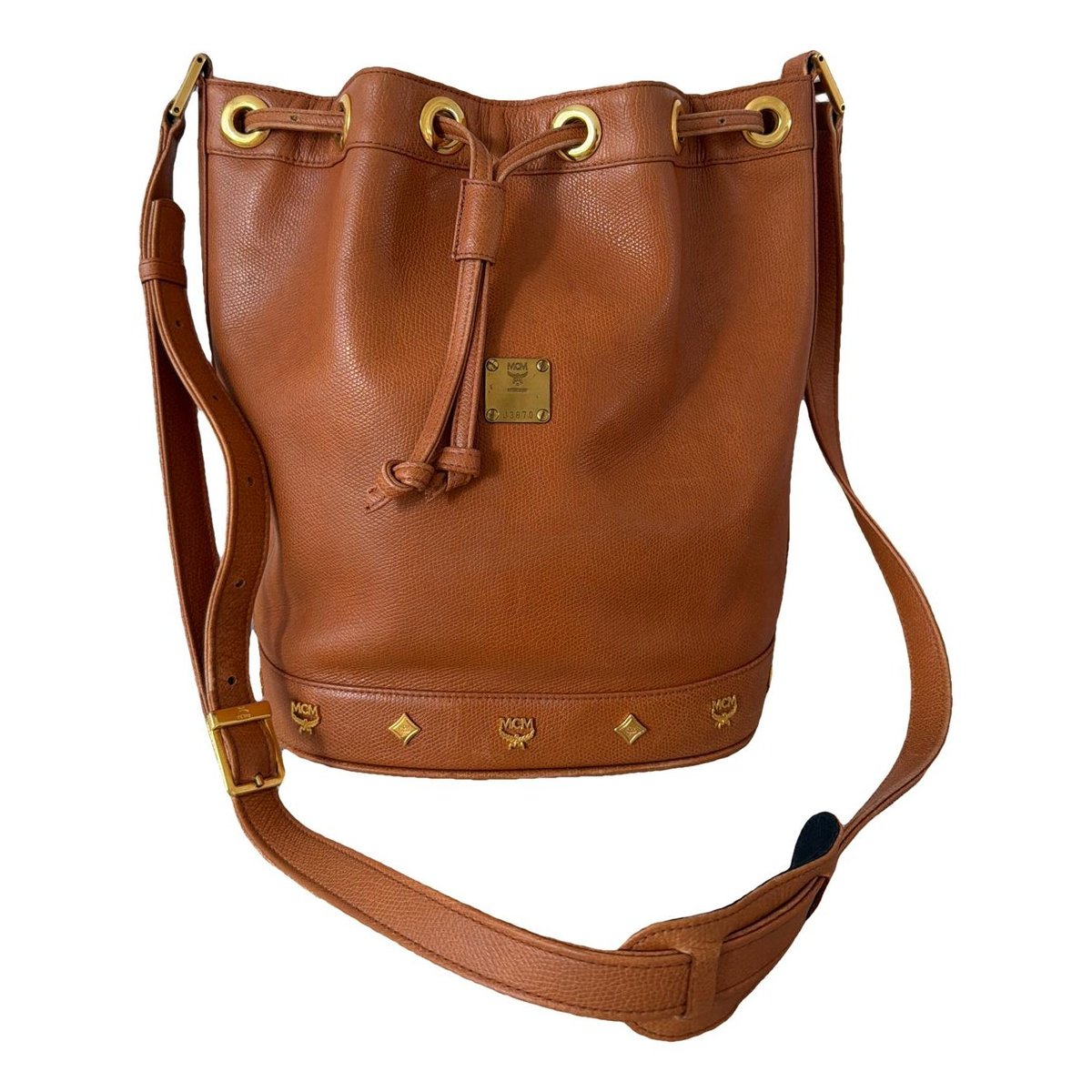 Heritage Drawstring leather crossbody bag