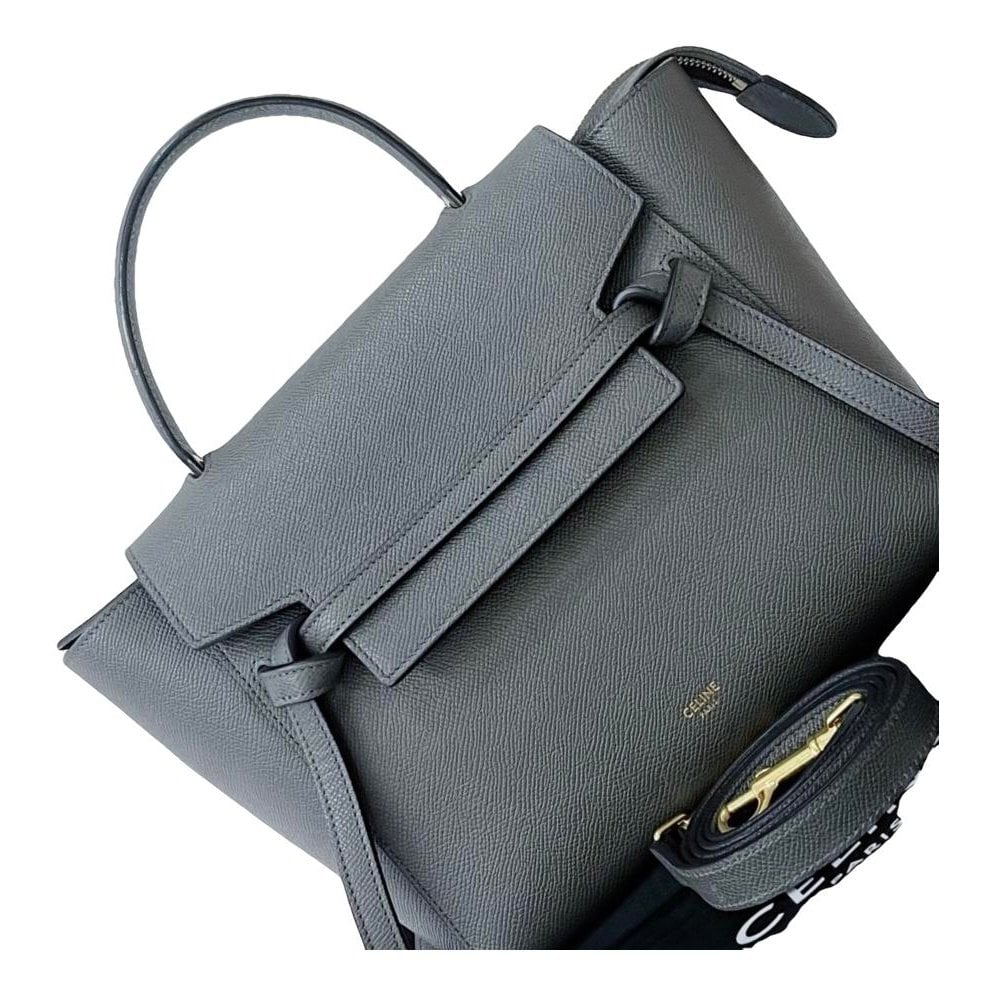 Belt leather handbag