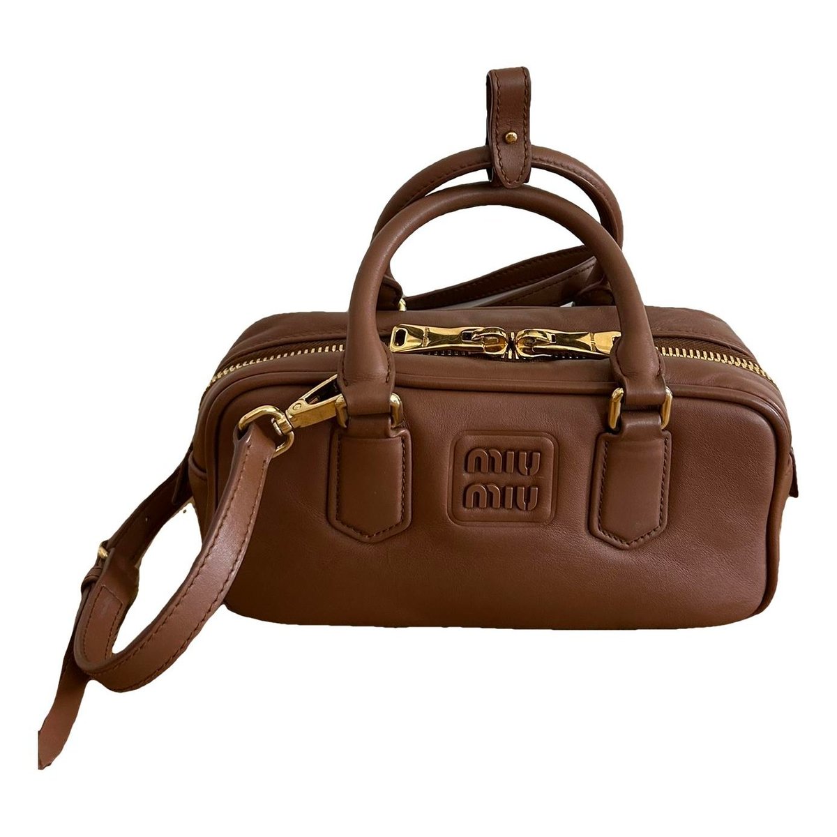 Arcadie leather handbag