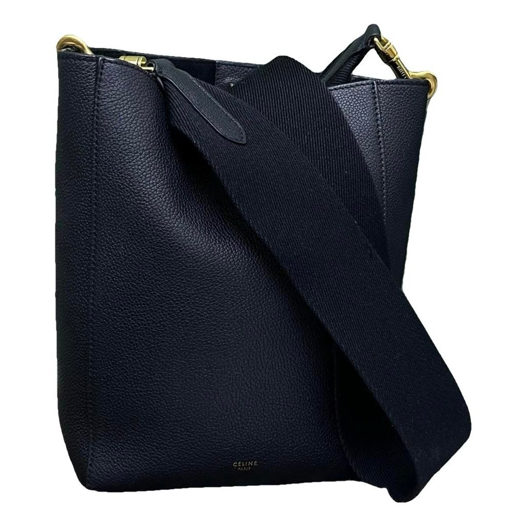 Seau Sangle leather handbag