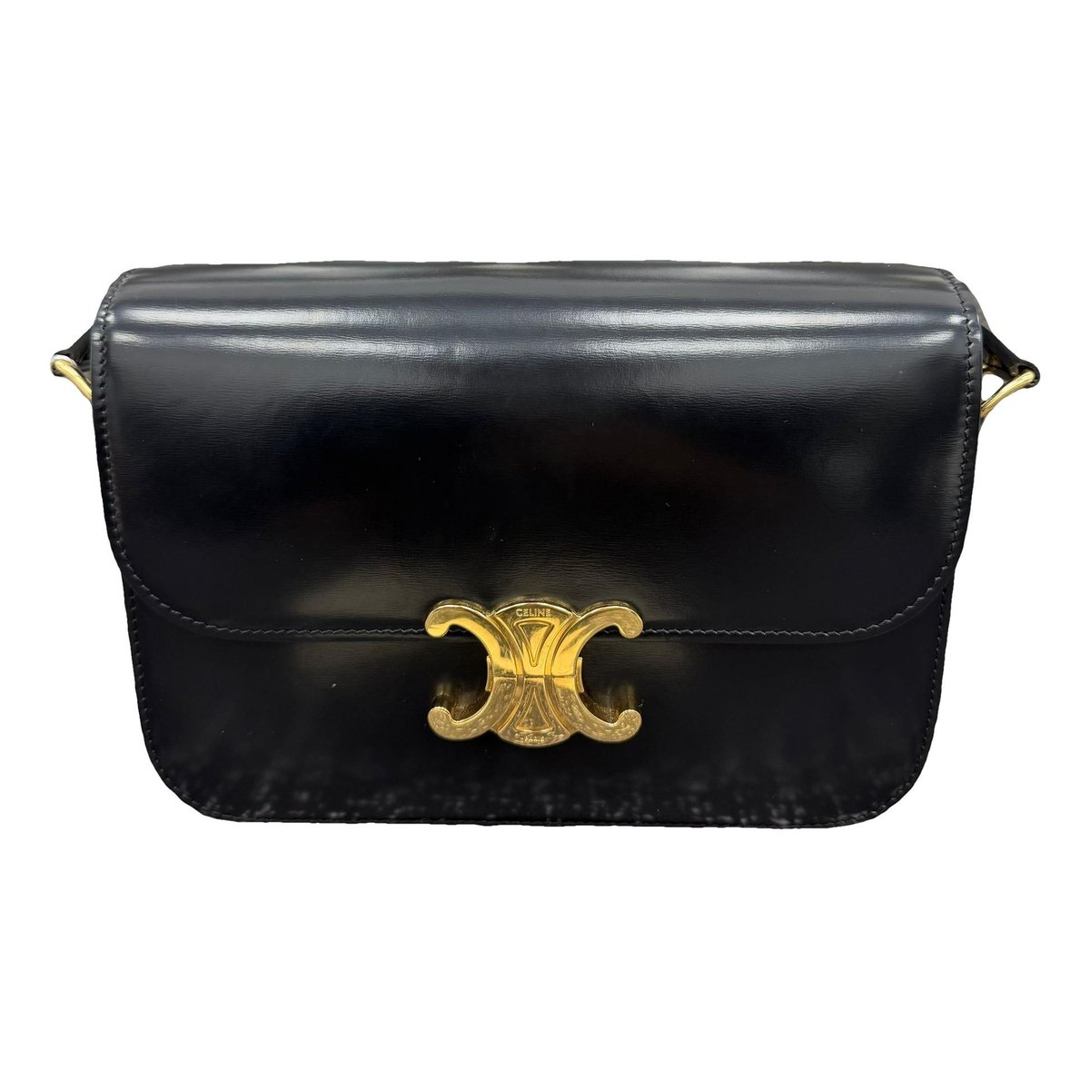 Triomphe leather handbag