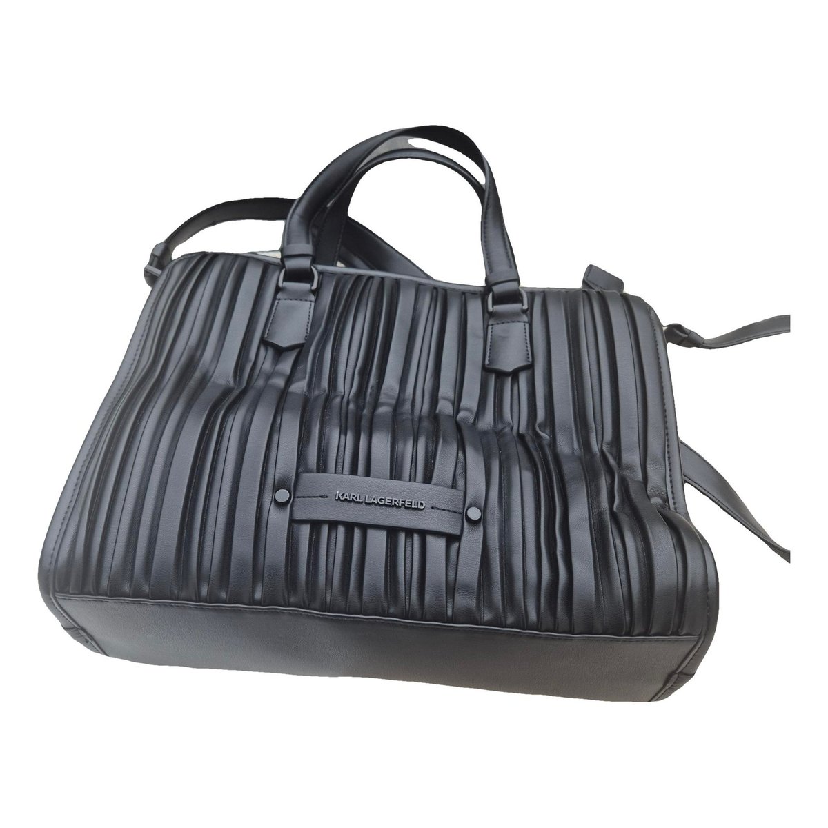 Leather tote