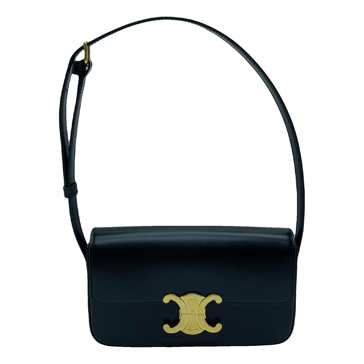 Triomphe Long leather handbag