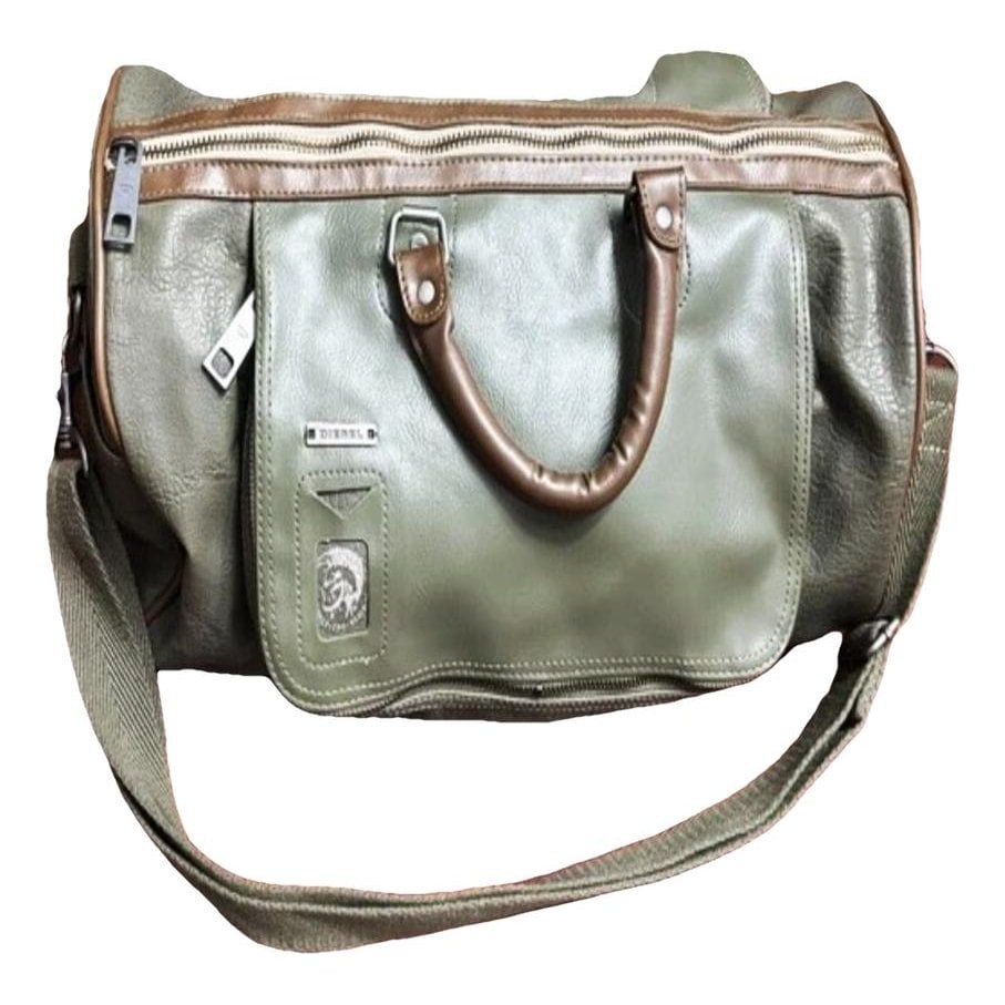 Leather travel bag