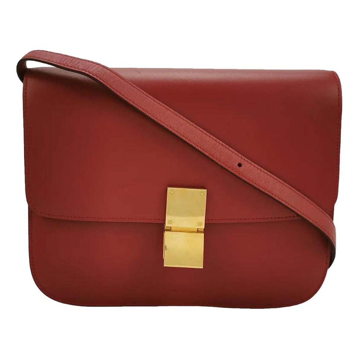 Classic leather crossbody bag