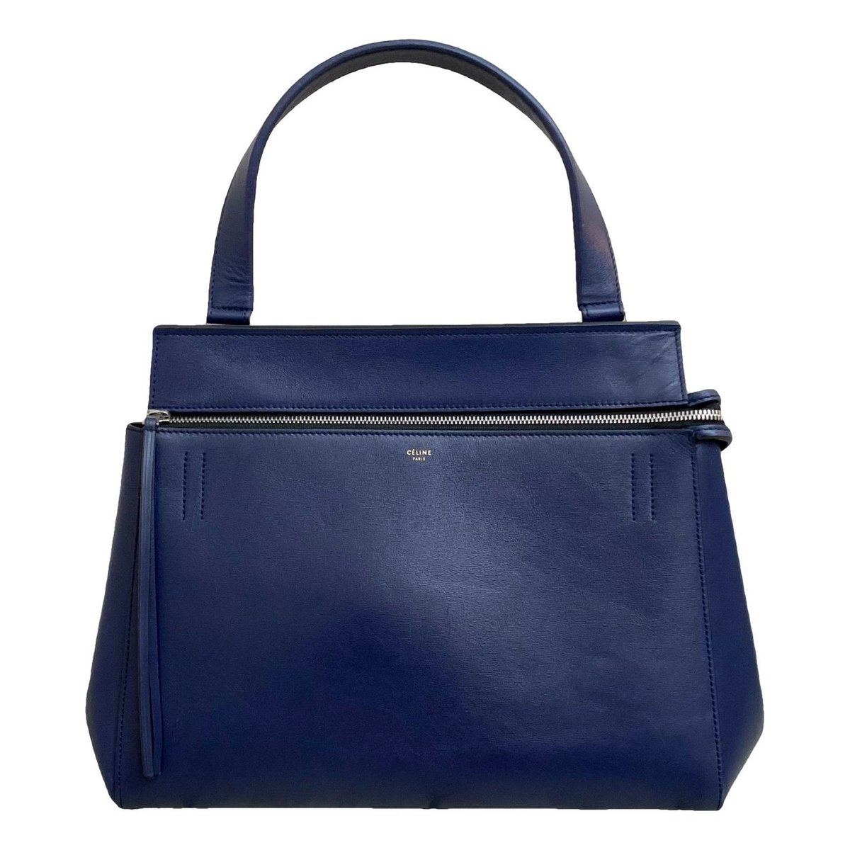 Edge leather handbag
