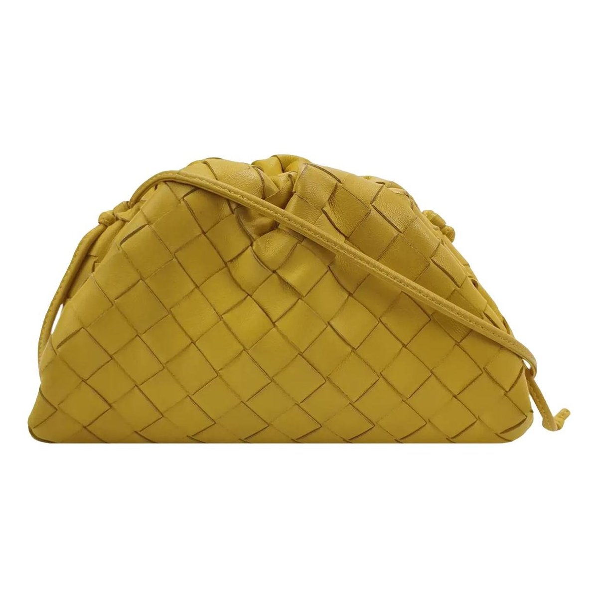 Pouch leather crossbody bag