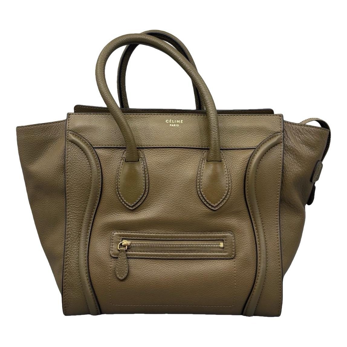Luggage leather handbag