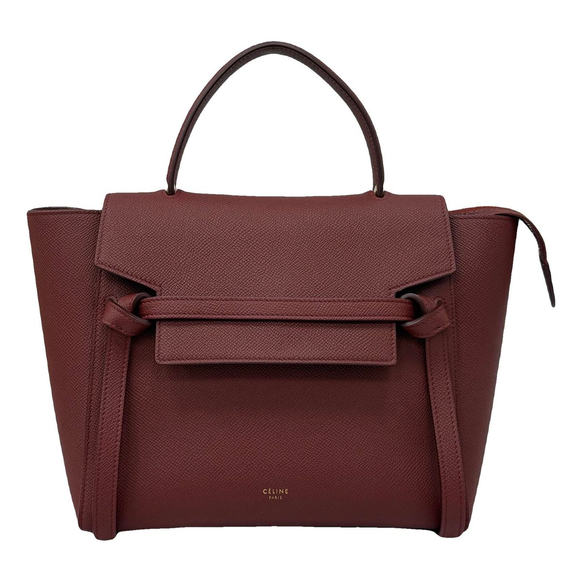 Belt leather handbag