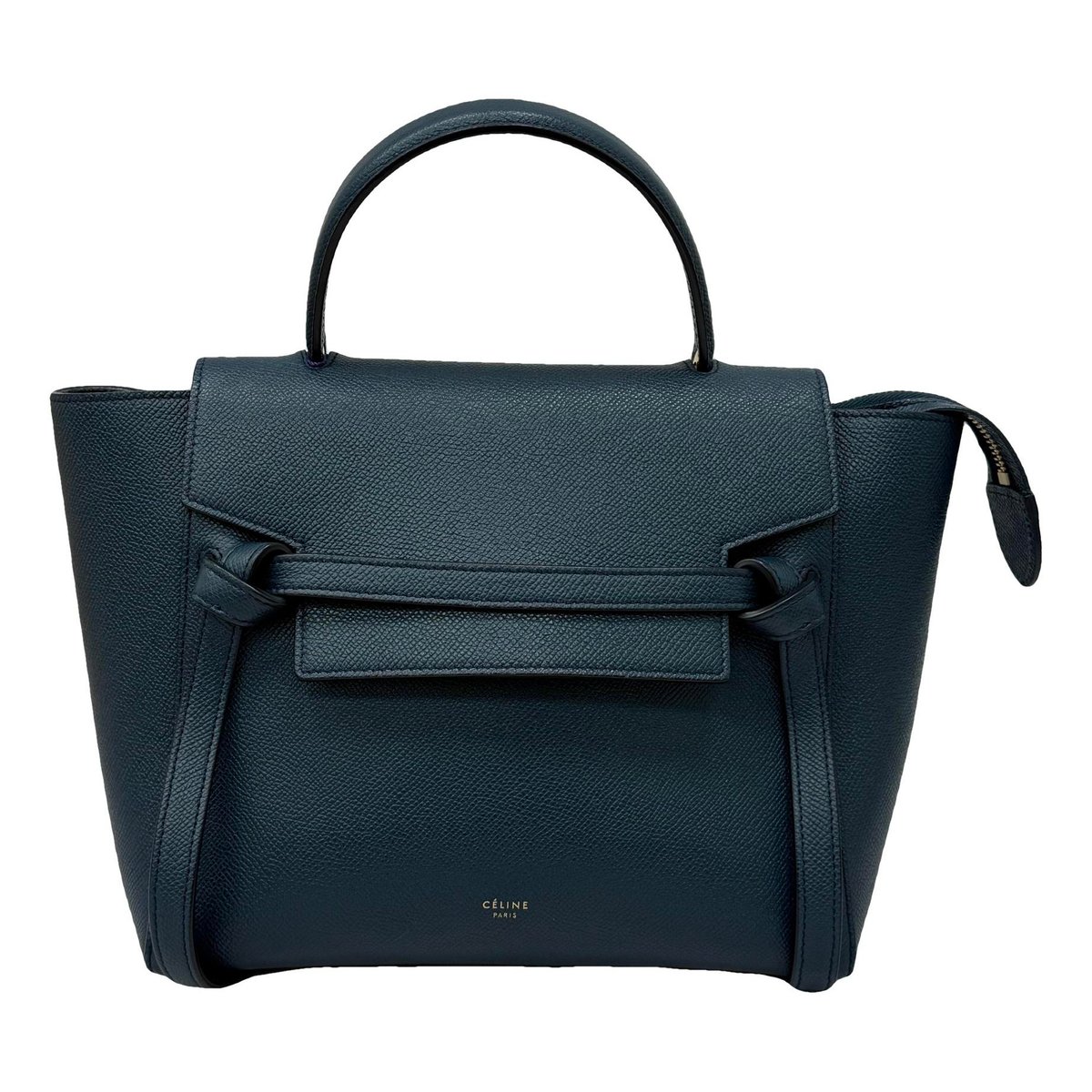 Belt leather handbag