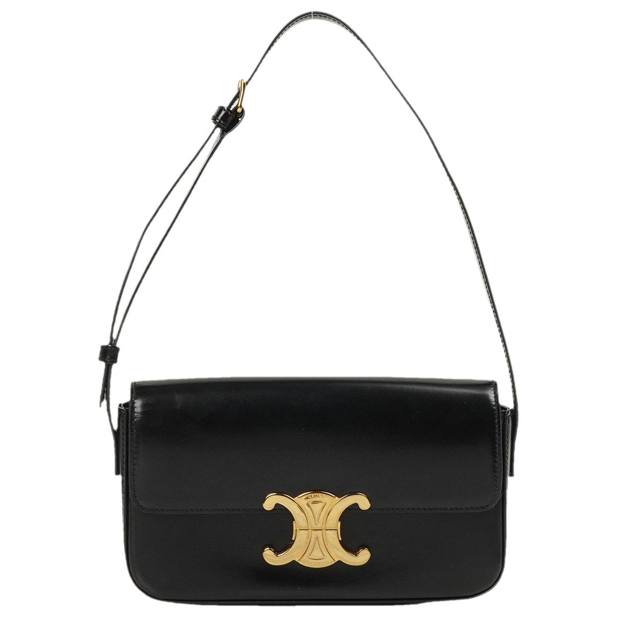 Triomphe Long leather handbag