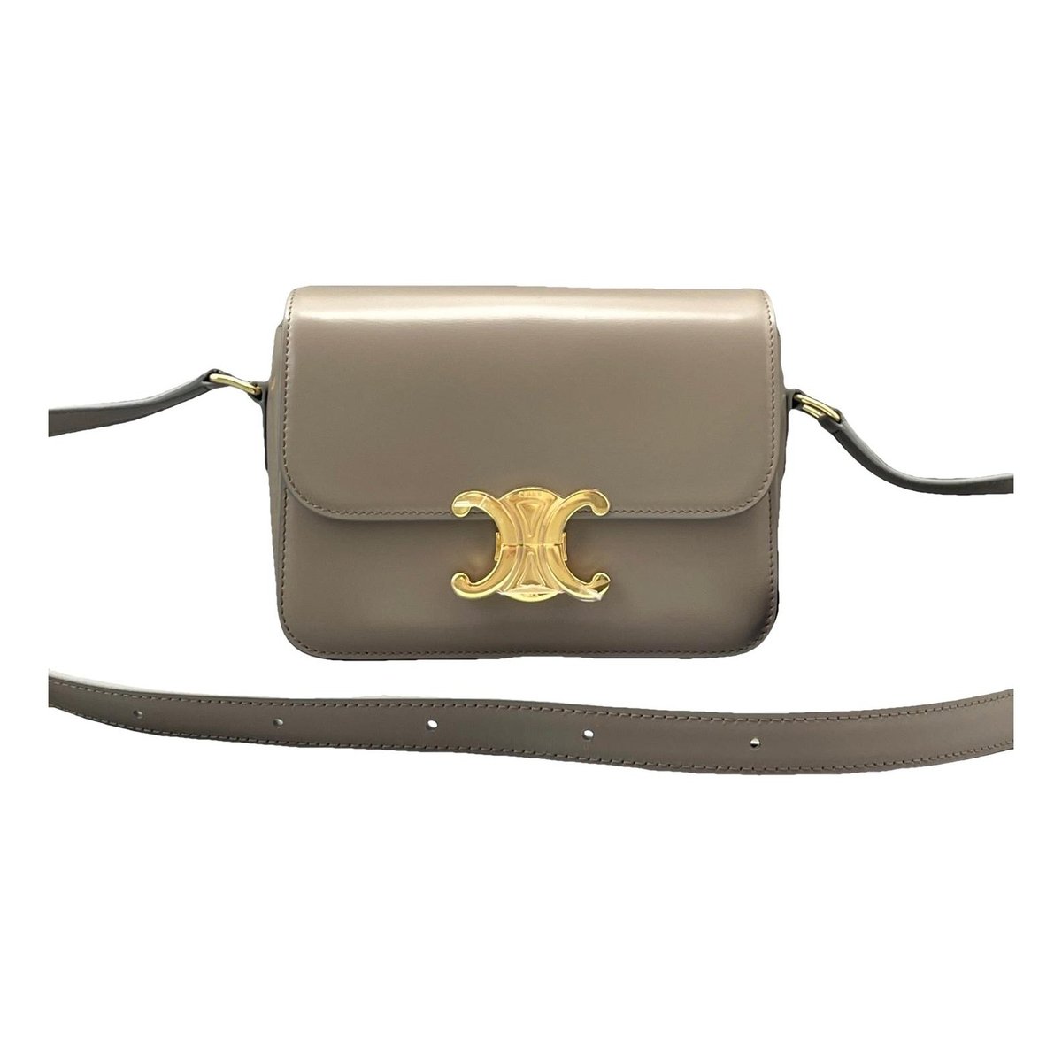 Triomphe leather handbag