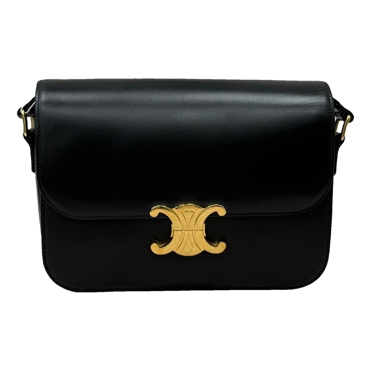 Triomphe leather handbag
