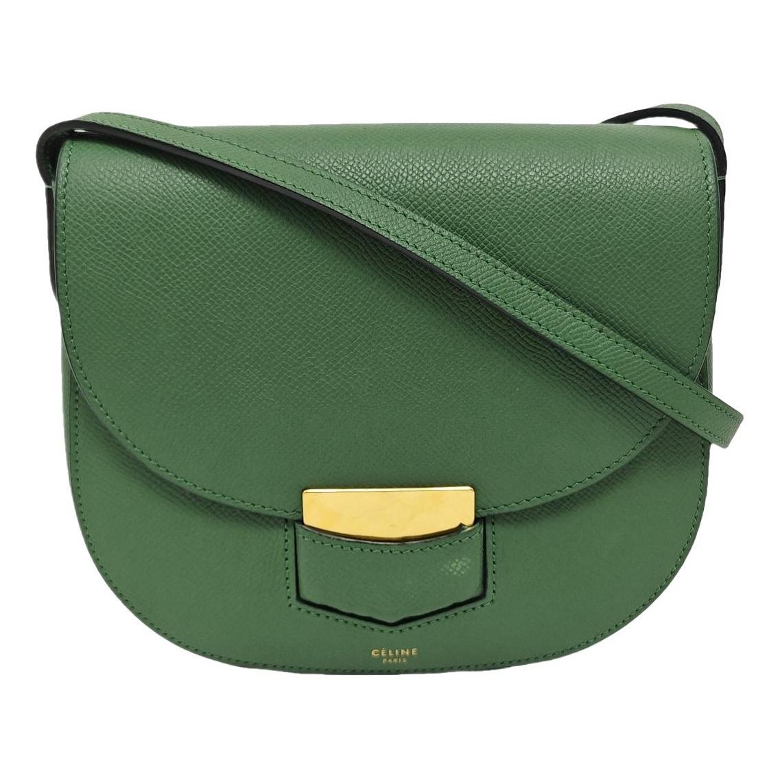 Trotteur leather crossbody bag