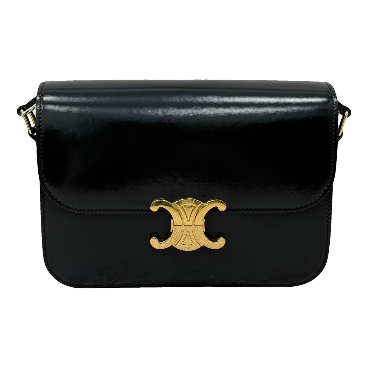 Triomphe leather handbag
