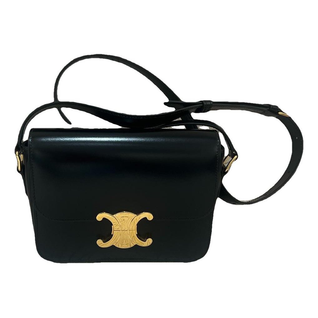 Triomphe leather handbag
