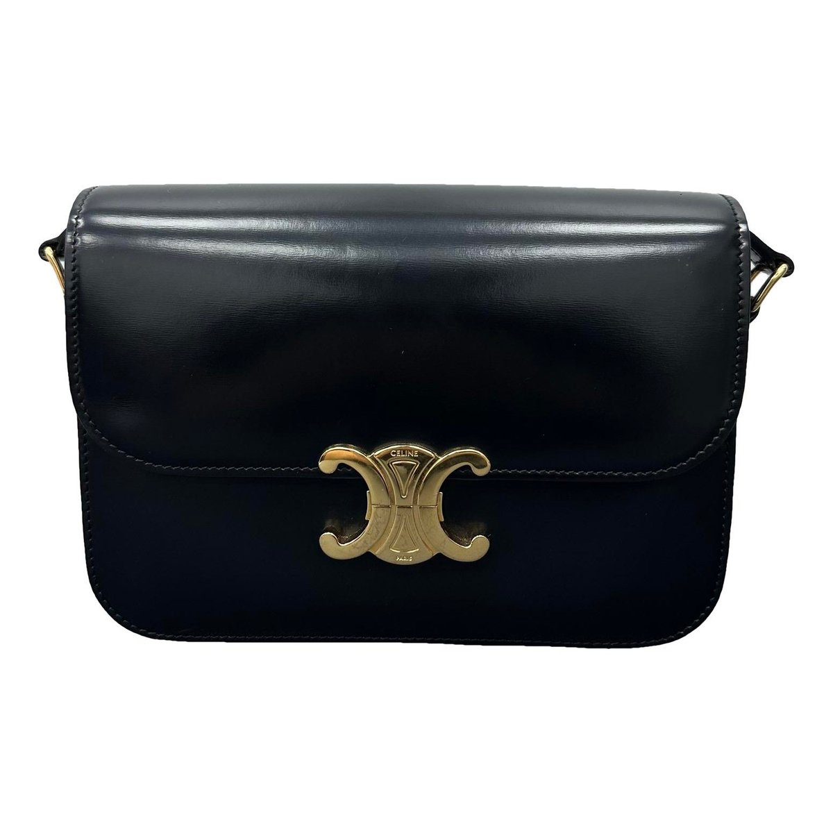 Triomphe leather handbag