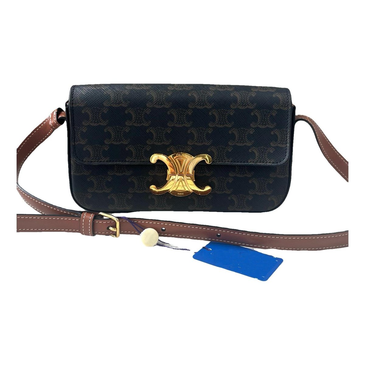 Triomphe leather handbag