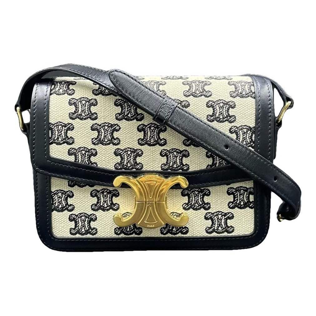 Triomphe cloth handbag