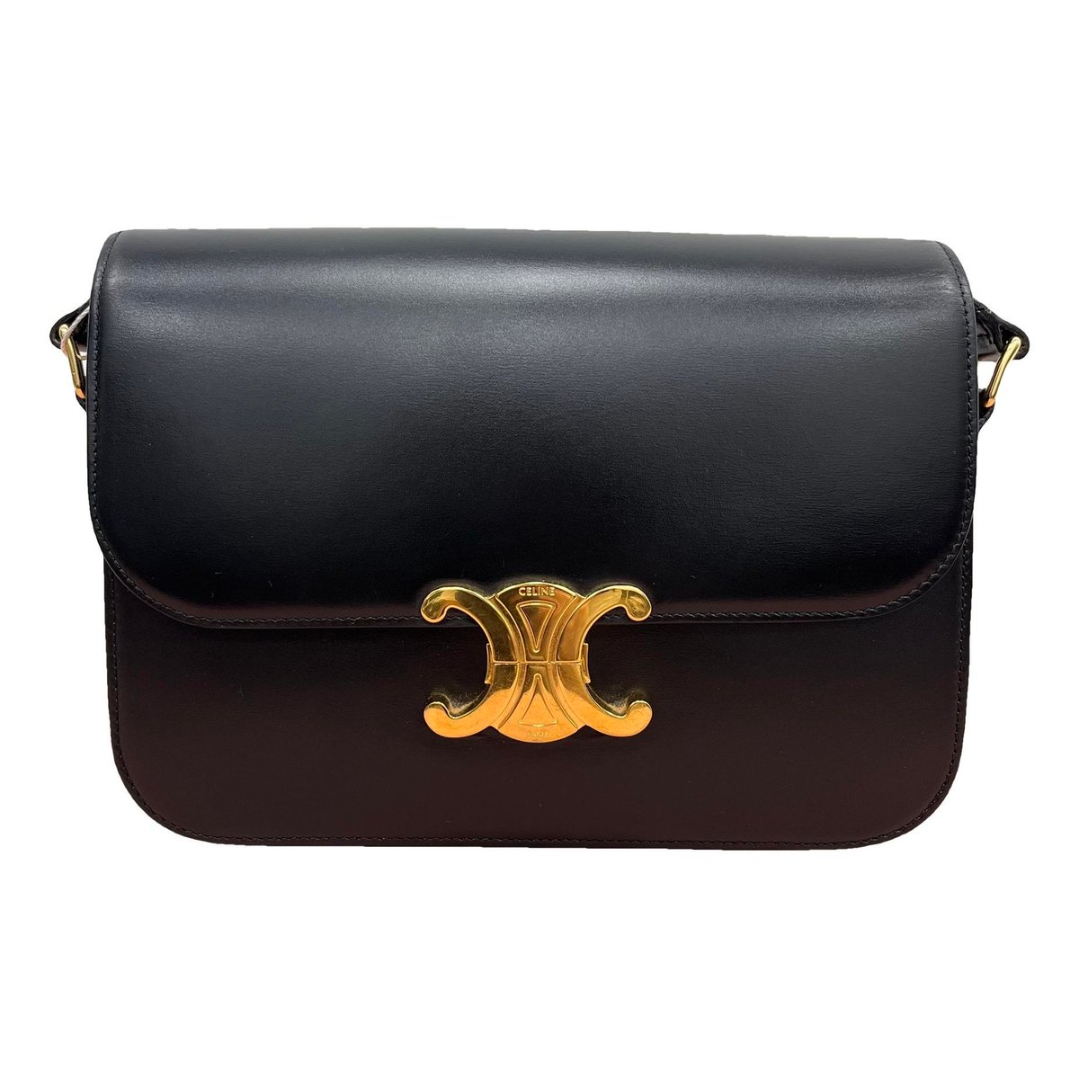 Triomphe leather handbag