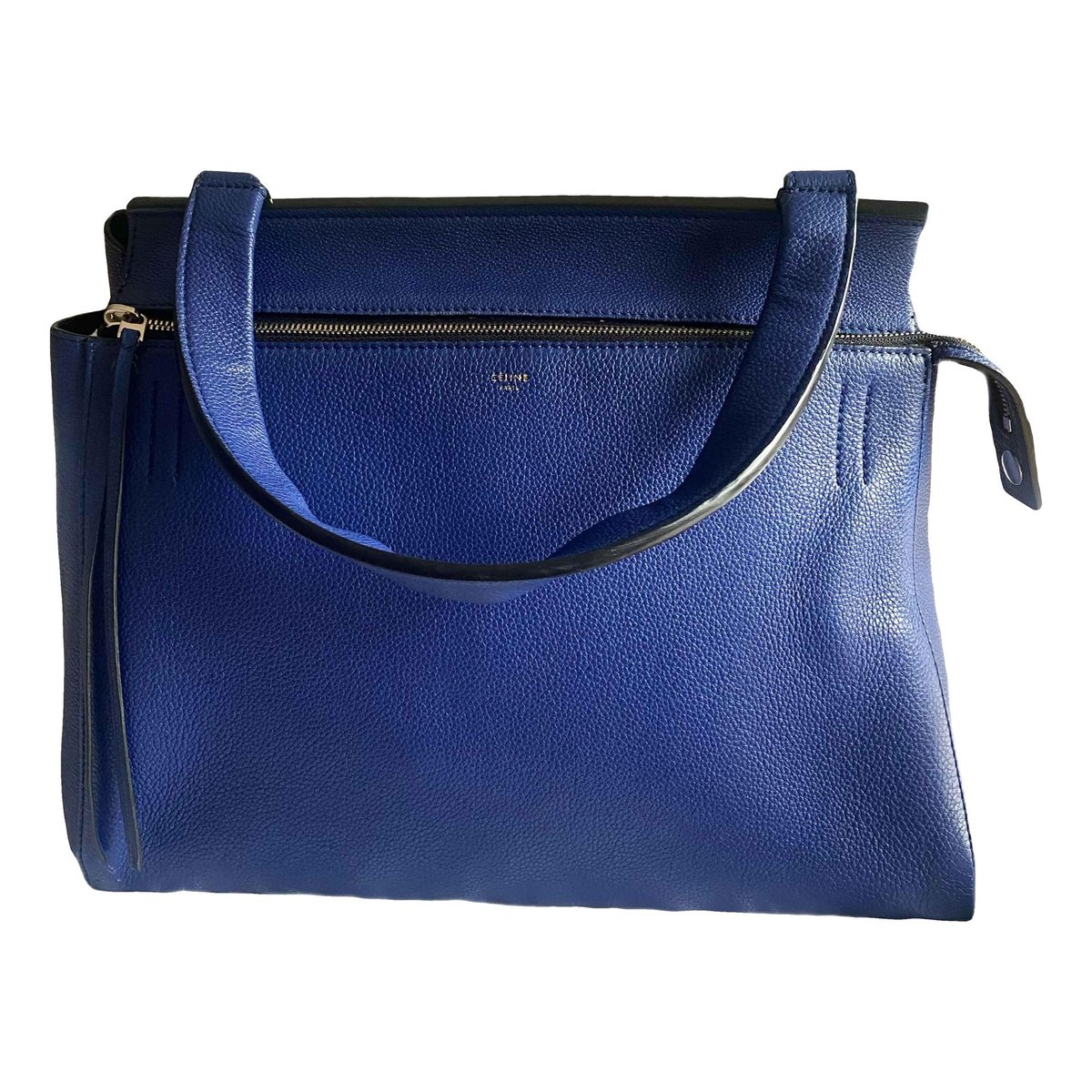 Edge leather handbag