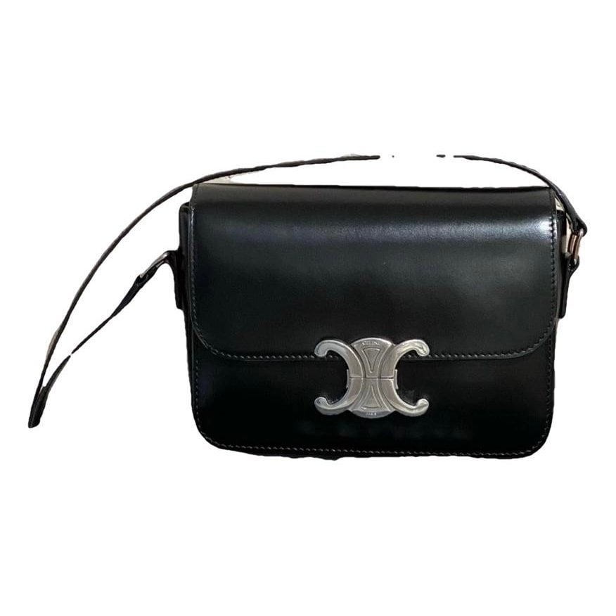 Triomphe leather handbag