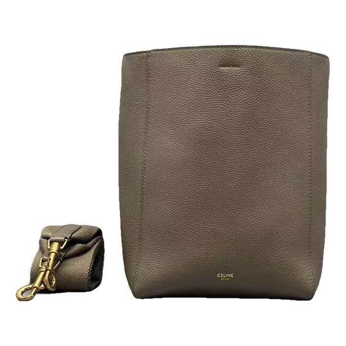 Seau Sangle leather handbag