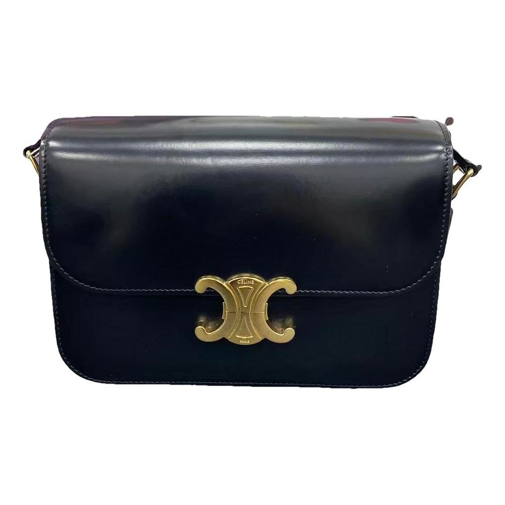 Triomphe leather handbag