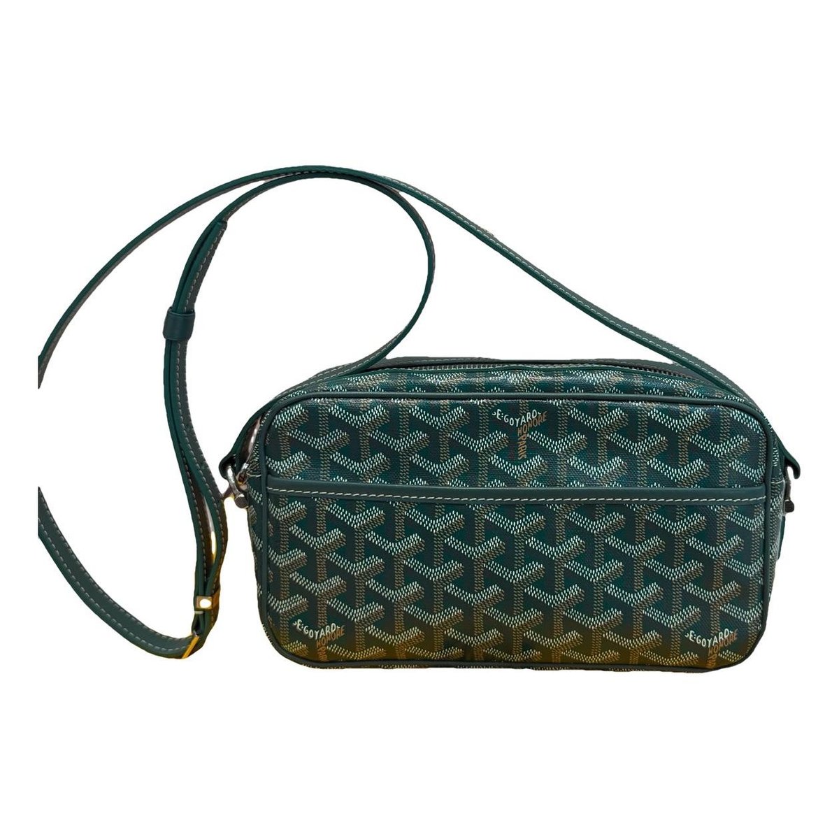 Cap vert velvet handbag