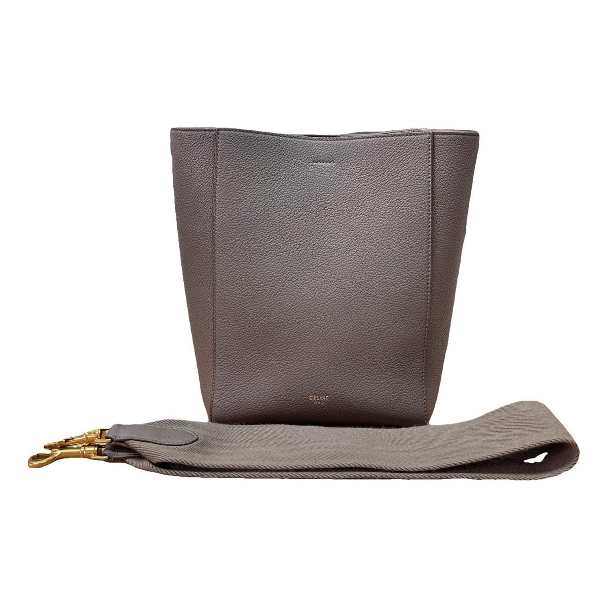 Seau Sangle leather handbag