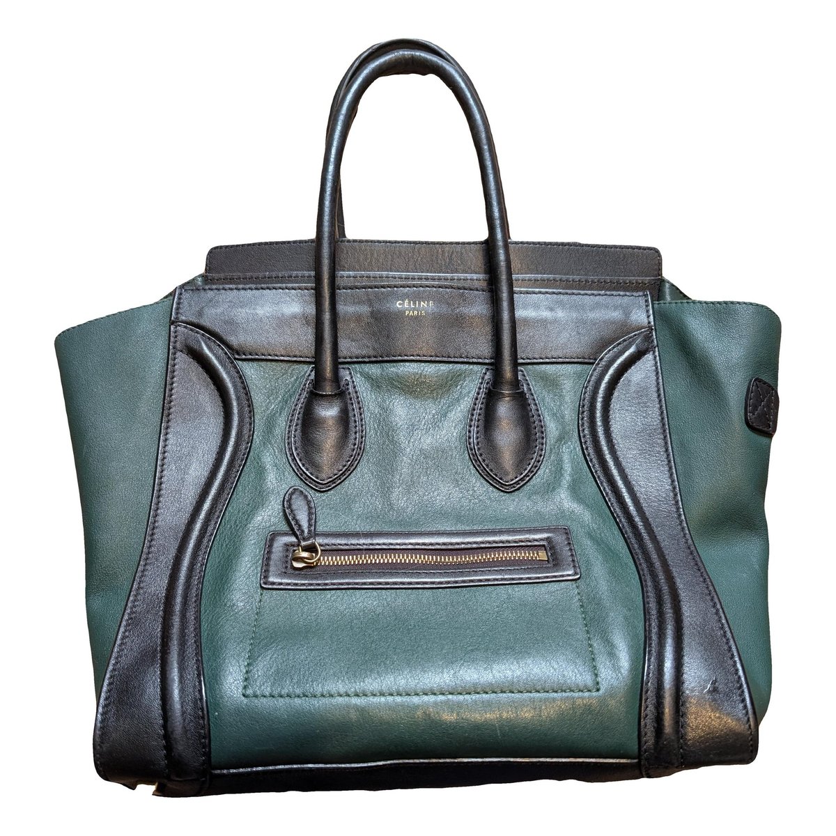 Luggage leather handbag